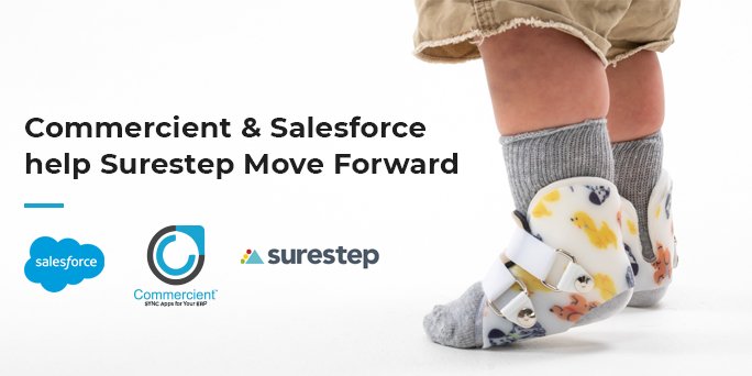 Commercient & Salesforce help Surestep Move Forward